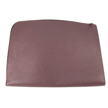 LOUIS VUITTON Clutch bag M53217 Taurillon Clemence Leather Brown Pochette Jules GM